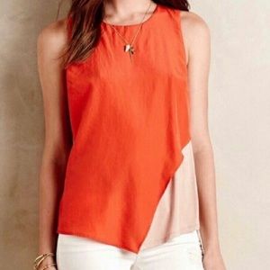 Bordeaux for Anthropologie Color Block Tank